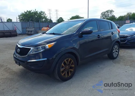 2015 Kia Sportage Lx from USA, damaged, VIN KNDPB3AC2F7742807